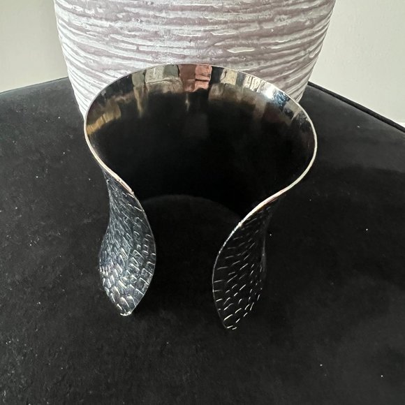 Statement Metal Cuff Bracelet - Picture 3 of 3